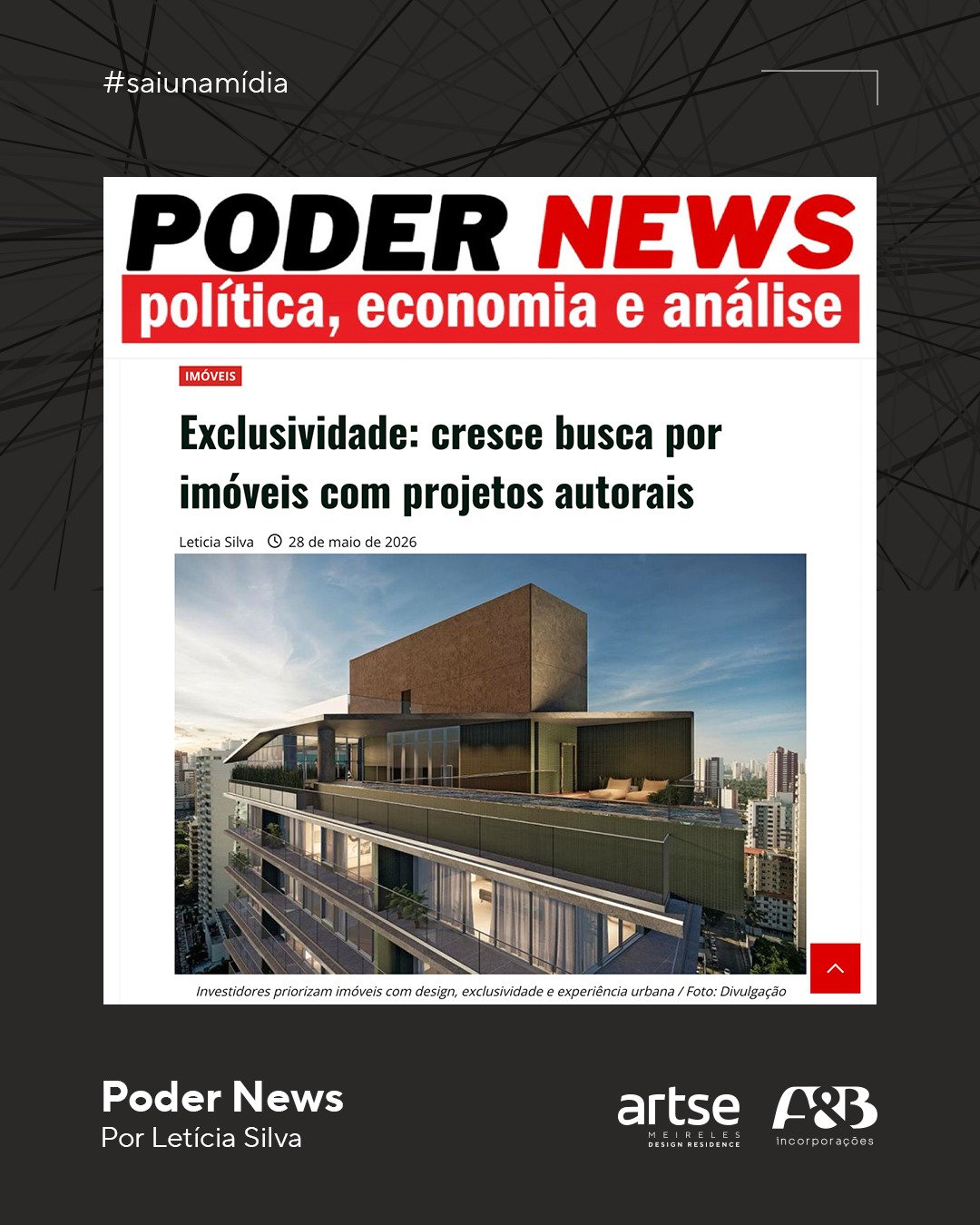 Exclusividade: cresce busca por imóveis com projetos autorais